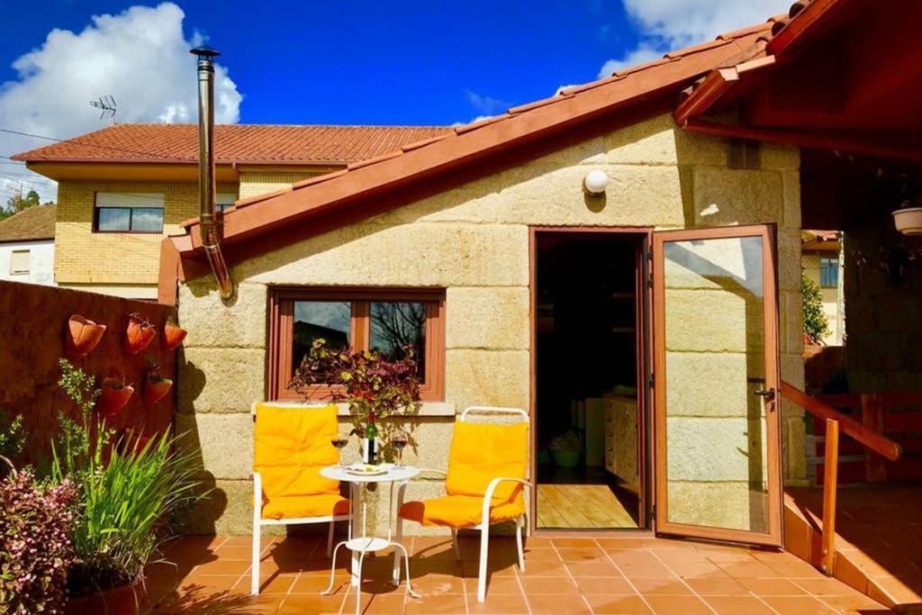 Tranquila Casita De Invitados En Vigo Con Chimenea Dış mekan fotoğraf