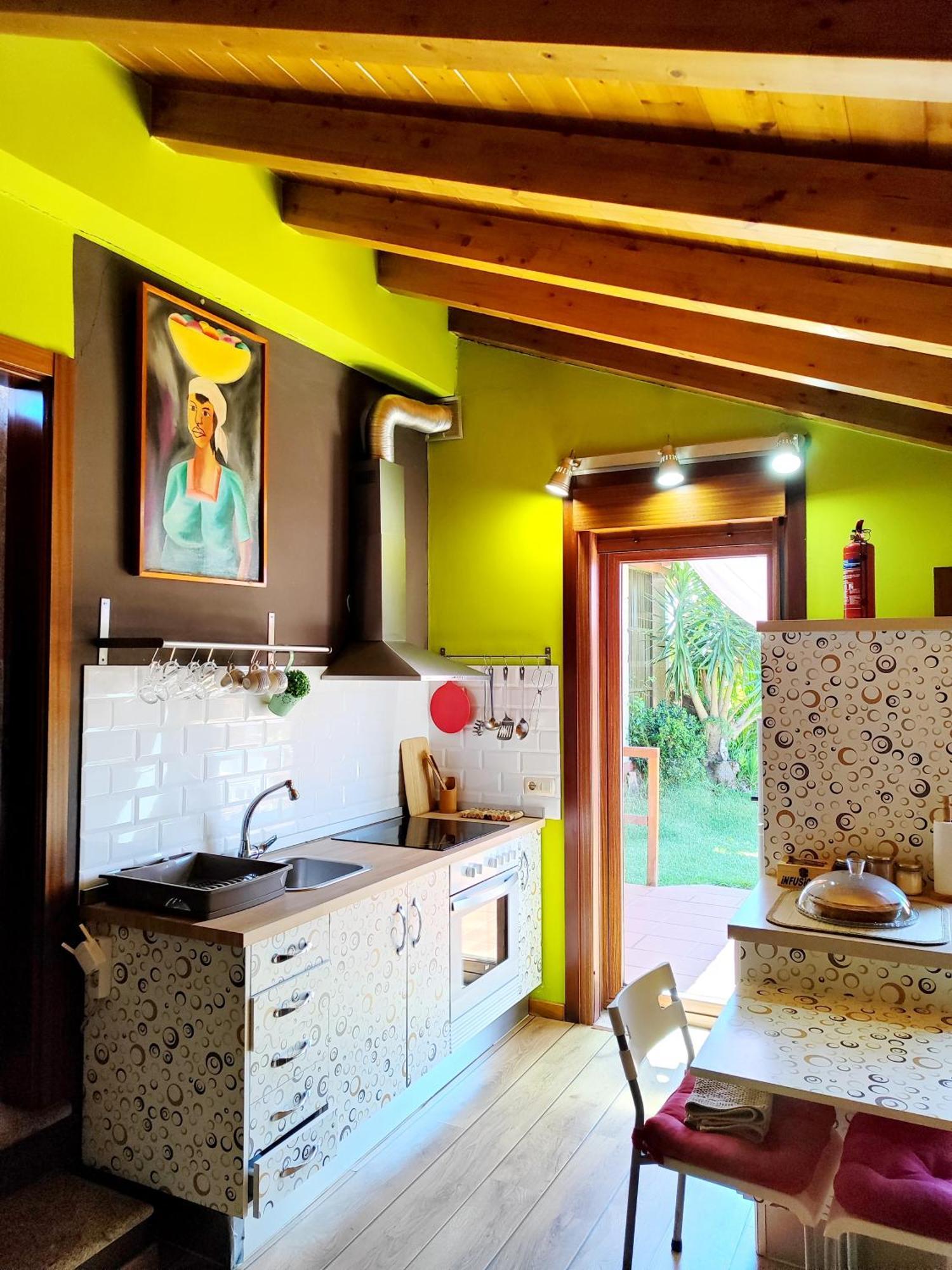 Tranquila Casita De Invitados En Vigo Con Chimenea Dış mekan fotoğraf