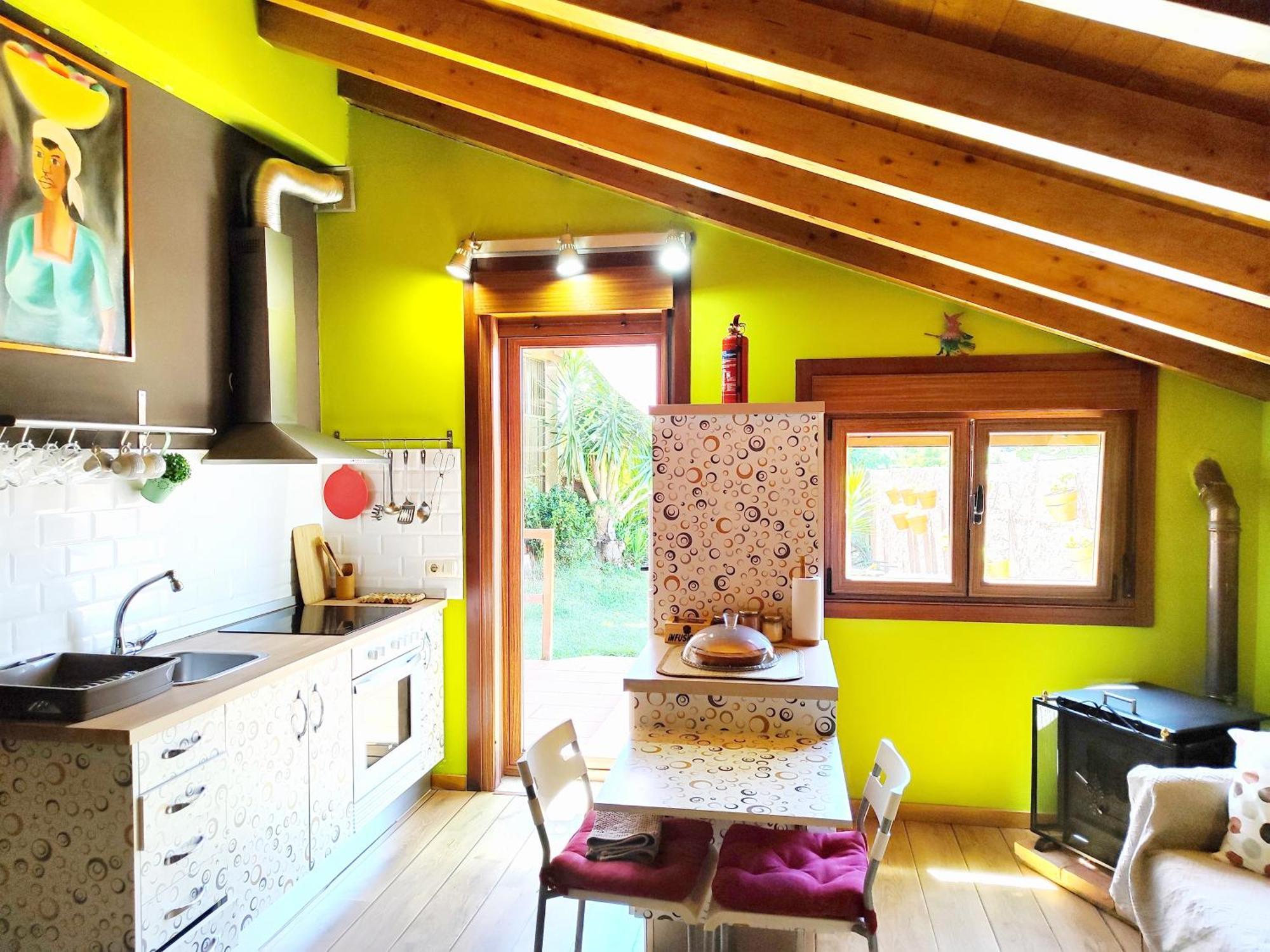 Tranquila Casita De Invitados En Vigo Con Chimenea Dış mekan fotoğraf