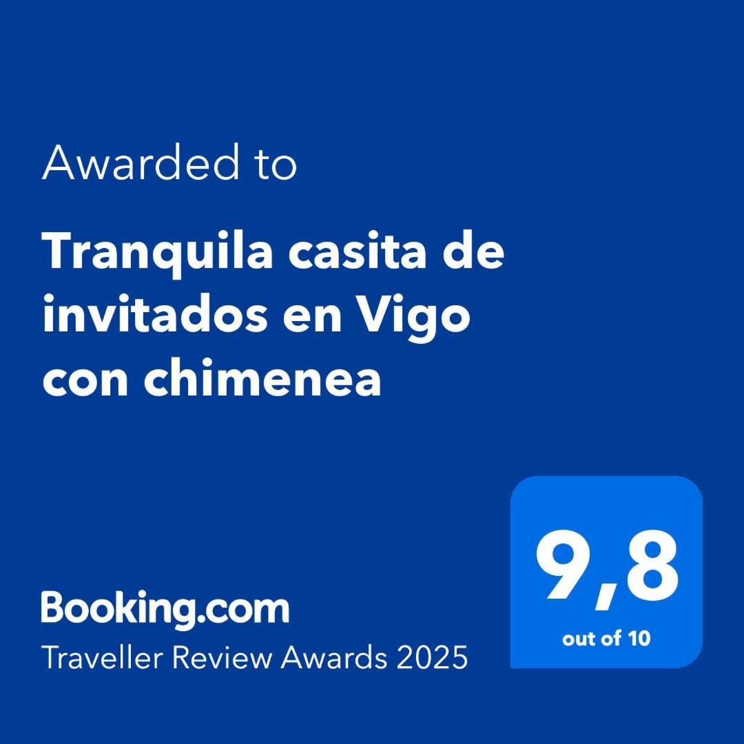 Tranquila Casita De Invitados En Vigo Con Chimenea Dış mekan fotoğraf